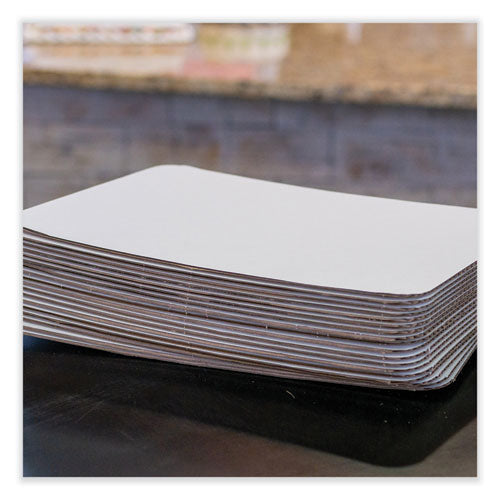 Bakery Bright White Cake Pad, Double Wall Pad, 25.5 X 17.5, White, Paper, 50/carton