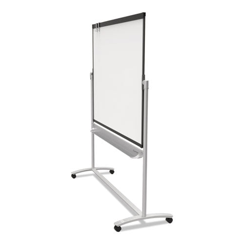 Prestige 2 Mobile Presentation Easel, 6 Ft X 4 Ft, Silver/graphite