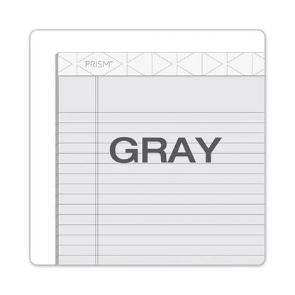 Prism + Colored Writing Pads, Wide/legal Rule, 50 Pastel Gray 8.5 X 11.75 Sheets, 12/pack