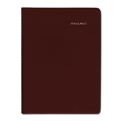 Dayminder Weekly Appointment Book, Vertical-column Format, 11 X 8, Burgundy Cover, 12-month (jan To Dec): 2024