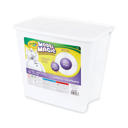 Model Magic Modeling Compound, 8 Oz Packs, 4 Packs, White, 2 Lbs