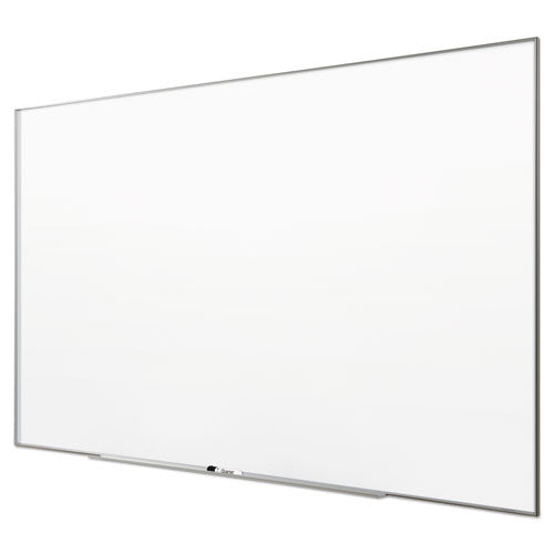 Fusion Nano-clean Magnetic Whiteboard, 96 X 48, White Surface, Silver Aluminum Frame