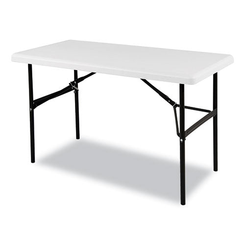 Indestructable Classic Folding Table, Rectangular, 48" X 24" X 29", Platinum