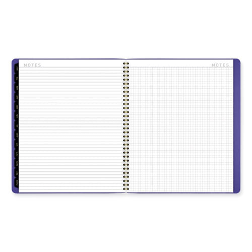 Contemporary Monthly Planner, 11.38 X 9.63, Purple Cover, 12-month (jan To Dec): 2024