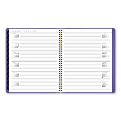 Contemporary Monthly Planner, 11.38 X 9.63, Purple Cover, 12-month (jan To Dec): 2024