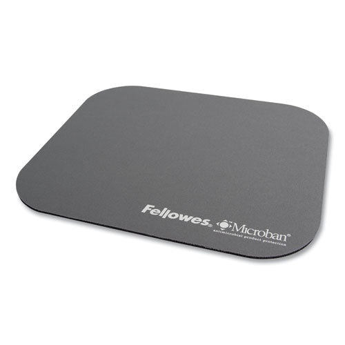 Mouse Pad With Microban Protection, 9 X 8, Graphite