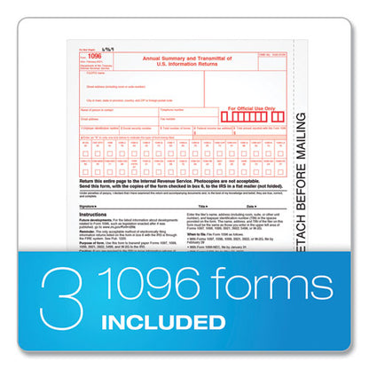 1099-misc Tax Forms, Fiscal Year: 2023, Five-part Carbonless, 8.5 X 5.5, 2 Forms/sheet, 50 Forms Total