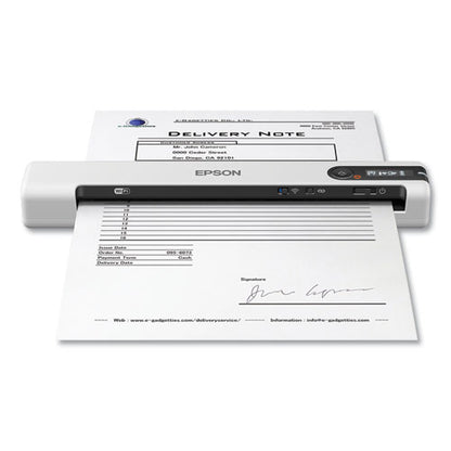 Ds-80w Wireless Portable Document Scanner, 600 Dpi Optical Resolution, 1-sheet Auto Document Feeder