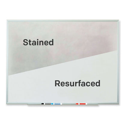 Dry Erase Surface With Adhesive Backing, 72 X 48, White Surface