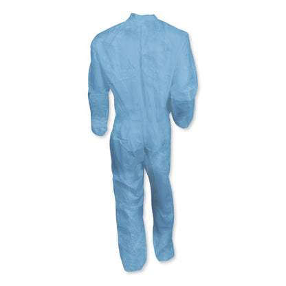 A65 Zipper Front Flame Resistant Coveralls, X-large, Blue, 25/carton