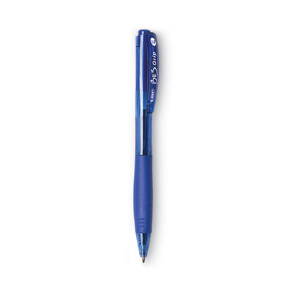 Bu3 Ballpoint Pen, Retractable, Bold 1 Mm, Blue Ink, Translucent Blue/blue Barrel, Dozen