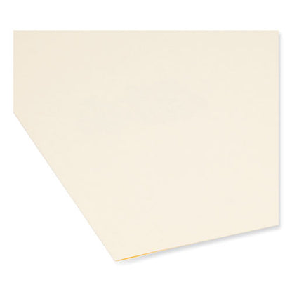 Manila File Folders, 1/3-cut Tabs: Assorted, Letter Size, 0.75" Expansion, Manila, 24/pack