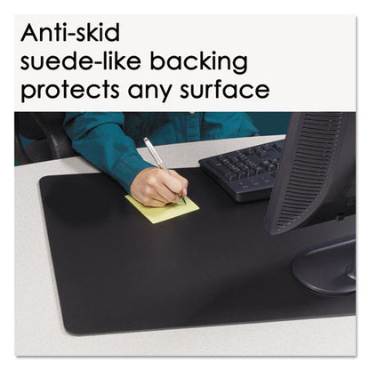 Rhinolin Ii Desk Pad With Antimicrobial Protection, 36 X 20, Black