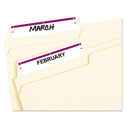 Printable 4" X 6" - Permanent File Folder Labels, 0.69 X 3.44, White, 7/sheet, 36 Sheets/pack, (5204)