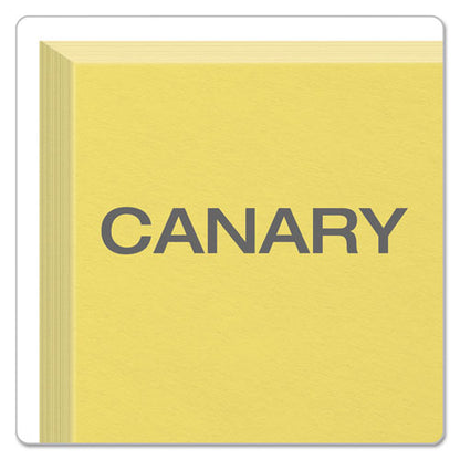 Unruled Index Cards, 3 X 5, Canary, 100/pack