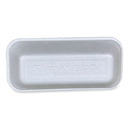 Meat Trays, #1.5, 8.38 X 3.94 X 1.1, White, 1,000/carton