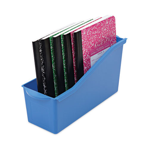 Antimicrobial Book Bin, 14.2 X 5.34 X 7.35, Blue