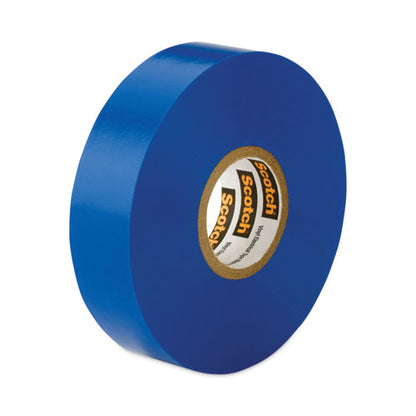 Scotch 35 Vinyl Electrical Color Coding Tape, 3" Core, 0.75" X 66 Ft, Blue