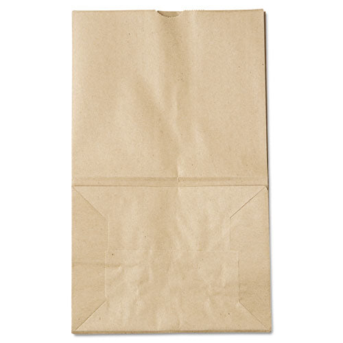 Grocery Paper Bags, 40 Lb Capacity, #20 Squat, 8.25" X 5.94" X 13.38", Kraft, 500 Bags