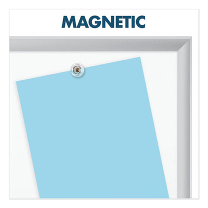 Classic Series Porcelain Magnetic Dry Erase Board, 60 X 36, White Surface, Silver Aluminum Frame