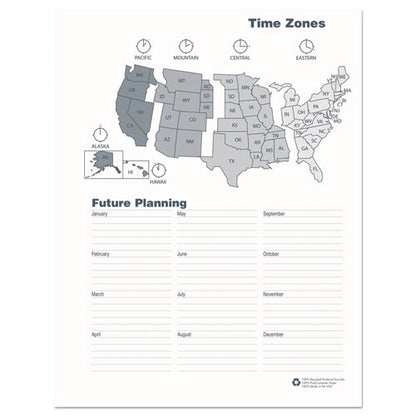 14-month Recycled Ruled Monthly Planner, 11 X 8.5, Black Cover, 14-month (dec To Jan): 2023 To 2025