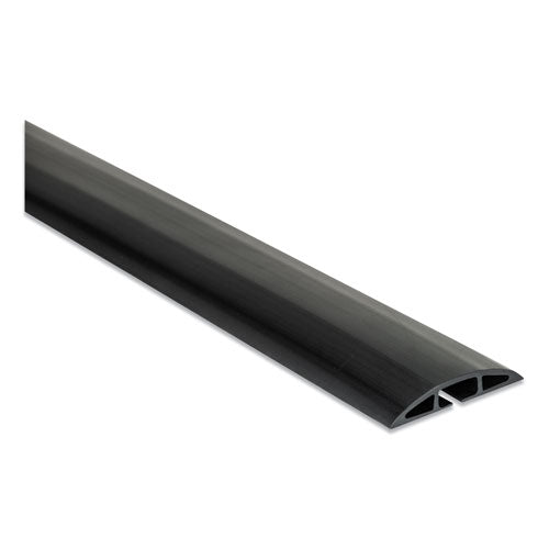 Floor Sleeve Cable Management, 2.5" X 0.5" Channel, 72" Long, Black