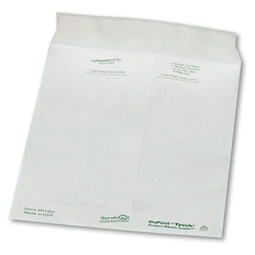 Lightweight 14 Lb Tyvek Catalog Mailers, #6 1/2, Square Flap, Redi-strip Adhesive Closure, 6 X 9, White, 100/box