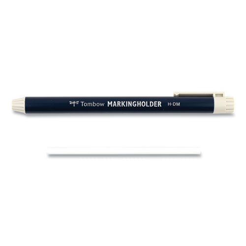 Mechanical Wax-based Marking Pencil Refills, 4.4 Mm, White, 10/box