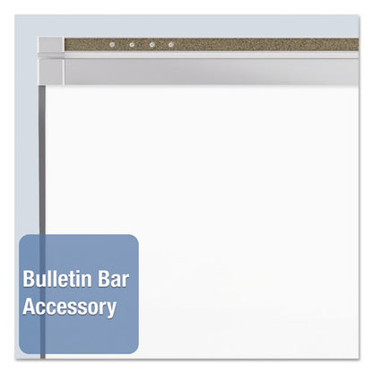 Prestige 2 Duramax Magnetic Porcelain, 96 X 48, White Surface, Silver Aluminum/plastic Frame