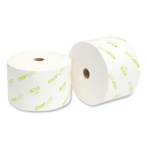 Small Core Bath Tissue, Septic Safe, 2-ply, White, 1,250/roll, 24 Rolls/carton