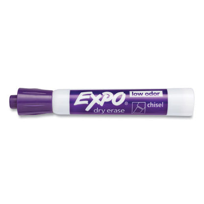 Low-odor Dry-erase Marker, Broad Chisel Tip, Purple