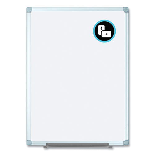 Earth Silver Easy Clean Dry Erase Boards, 96 X 48, White Surface, Silver Aluminum Frame