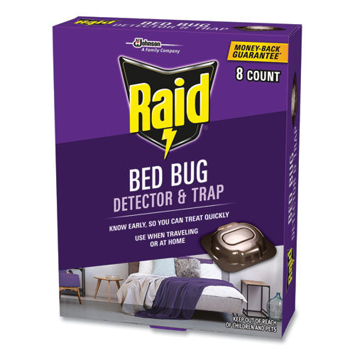 Bed Bug Detector And Trap, 0.19 Lb Trap, 8 Traps