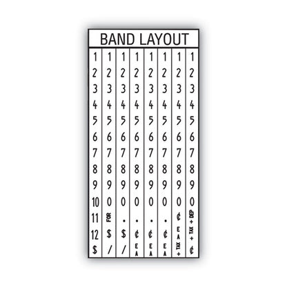 Pricemarker Kit, Model 22-8, 1-line, 8 Characters/line, 0.81 X 0.44 Label Size