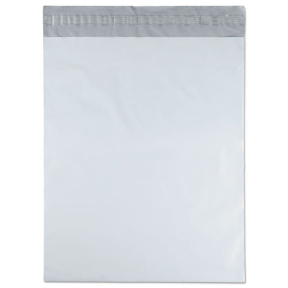 Redi-strip Poly Mailer, #5 1/2, Square Flap With Perforated Strip, Redi-strip Adhesive Closure, 14 X 17, White, 100/pack