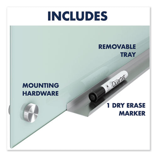 Infinity Glass Marker Board, 48 X 36, Frosted Surface