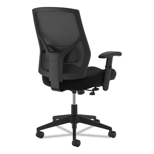 Vl581 High-back Task Chair, Supports Up To 250 Lb, 18" To 22" Seat Height, Black