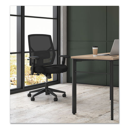 Vl581 High-back Task Chair, Supports Up To 250 Lb, 18" To 22" Seat Height, Black