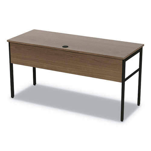 Urban Series Desk Workstation, 59" X 23.75" X 29.5", Natural Walnut