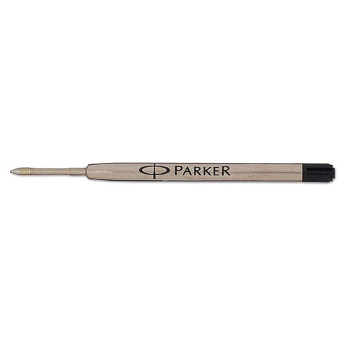 Refill For Parker Ballpoint Pens, Medium Conical Tip, Black Ink