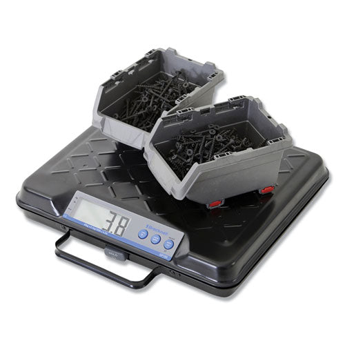 Portable Electronic Utility Bench Scale, 100 Lb Capacity, 12.5 X 10.95 X 2.2  Platform