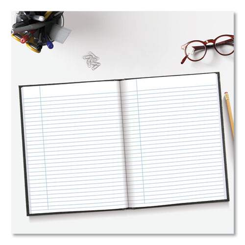 Executive Notebook, 1-subject, Medium/college Rule, Black Cover, (150) 9.25 X 7.25 Sheets