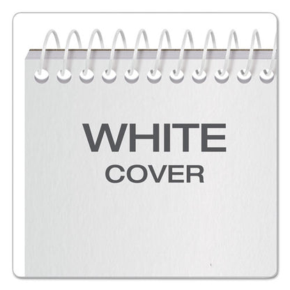 Reporter’s Notepad, Wide/legal Rule, White Cover, 70 White 4 X 8 Sheets, 12/pack