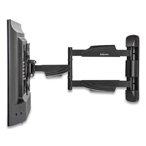 Full Motion Tv Wall Mount, 16.25w X 19.75d X 17.87h, Black