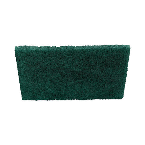 Heavy-duty Scouring Pad, 3.8 X 6, Green, 5/carton