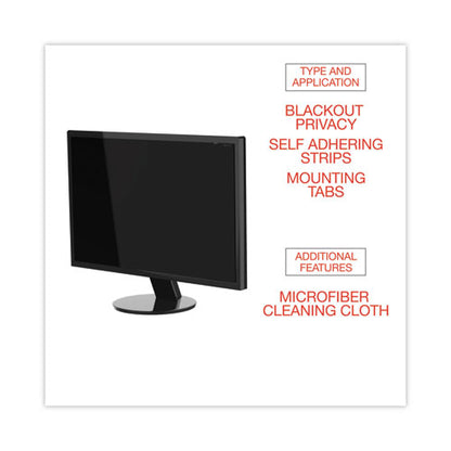 Blackout Privacy Filter For 30" Widescreen Flat Panel Monitor, 16:10 Aspect Ratio