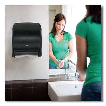 Hand Towel Dispenser, Electronic, 11.78 X 9.12 X 14.39, Translucent Smoke