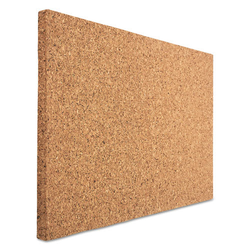 Idesign Frameless Cork Bulletin Board, 24 X 38, Tan Surface