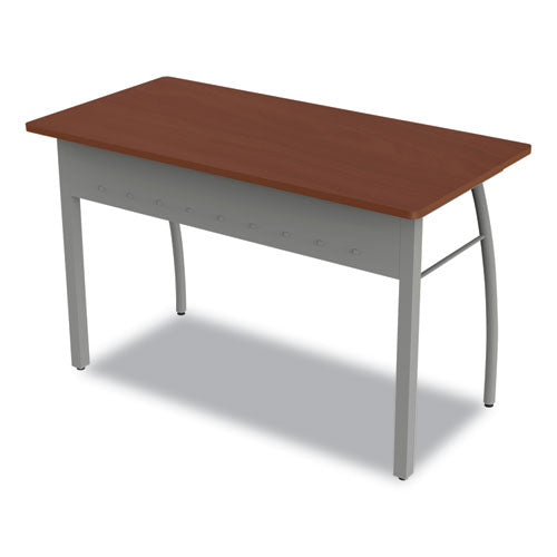 Trento Line Rectangular Desk, 47.25" X 23.63" X 29.5", Cherry