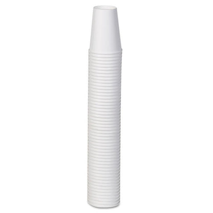 Paper Hot Cups, 12 Oz, White, 50/sleeve, 20 Sleeves/carton